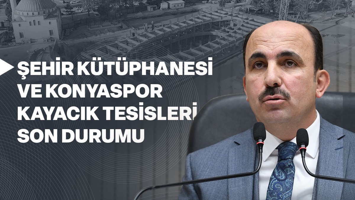 Konya’mız için yatırım ve hizmete devam! ŞEHİR KÜTÜPHANESİ ve KONYASPOR KAYACIK TESİSLERİ'nin son durumu.