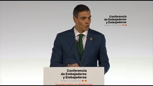 Sánchez: “La economía española ahora es un pata negra ibérico que se cotiza en todo el mundo”.