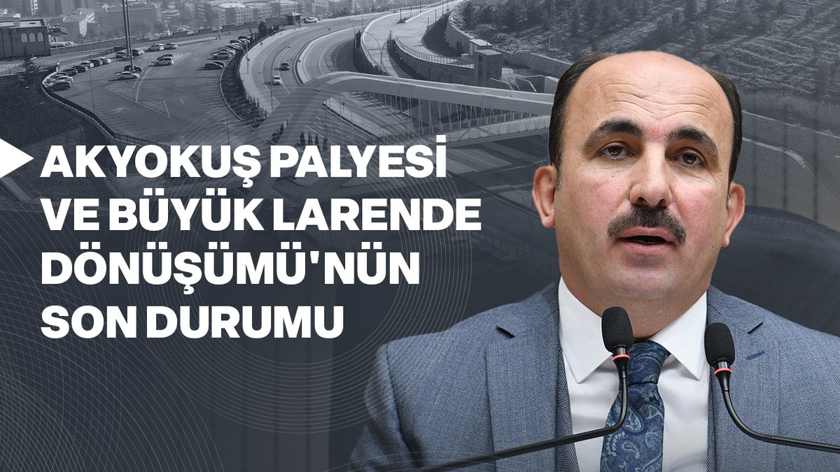 Konya’mız için yatırım ve hizmete devam! AKYOKUŞ PALYESİ ve BÜYÜK LARENDE DÖNÜŞÜMÜ'nün son durumu.
