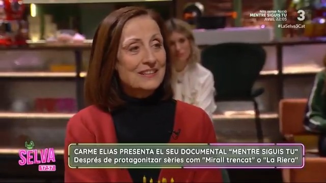 🟢 “Poder explicar el meu alzheimer i treure'l fora ha estat sanador” Carme Elias aquesta nit és la protagonista del Sense ficció amb "Mentre siguis tu. L’aquí i ara de Carme Elias” #LaSelva3Cat ▶
