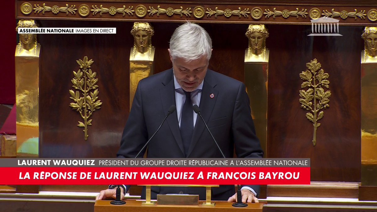 Laurent Wauquiez, président du groupe de la droite républicaine à l'Assemblée nationale : «Nous ne voterons pas la censure»
