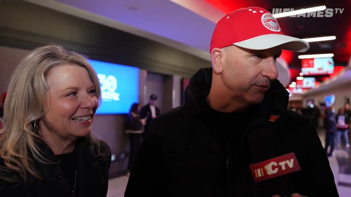 "We were overly excited for him. This is something that he's worked really hard to achieve. We're so happy that his hard work has paid off." Lauranne and Scott Kerins were thrilled to watch Rory's NHL debut last night in Chicago!