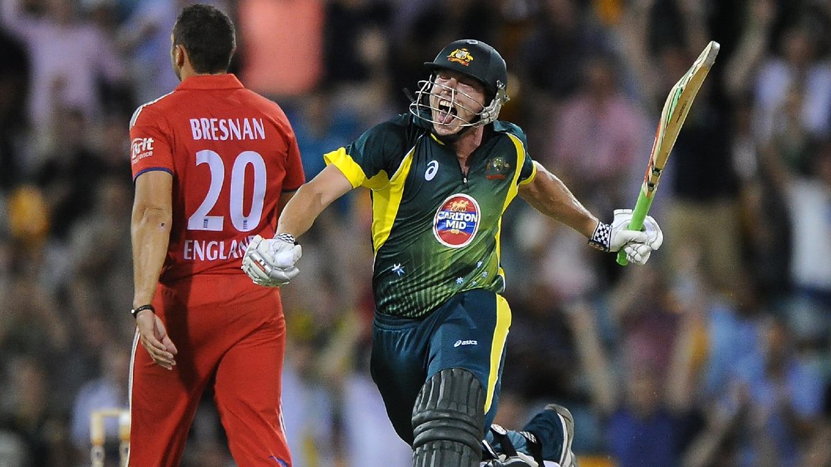 Nearly a decade ago, in an ODI against England, Australia, chasing 301, was 9 down needing 57 off 36 balls. Faulkner pulled off an incredible heist, scoring 55 of the required 57 to seal the win with 3 balls to spare, finishing unbeaten on 69 off 47.