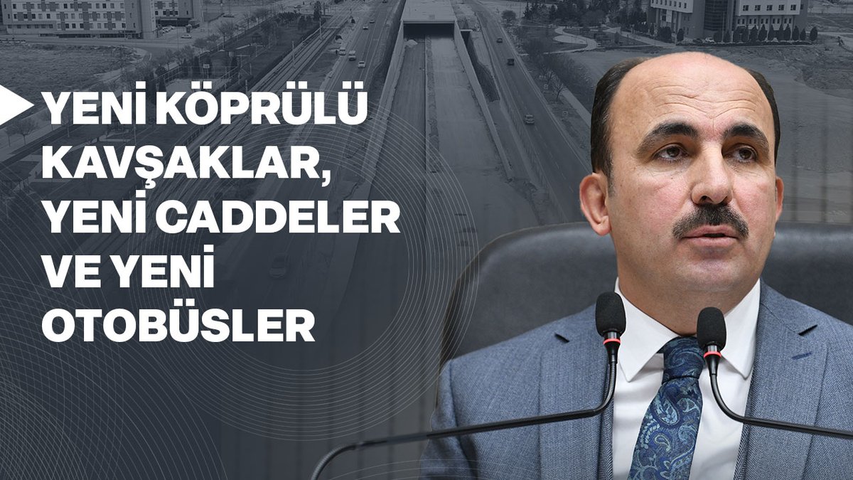 Konya’mız için yatırım ve hizmete devam! Yeni Köprülü Kavşaklar, Yeni Caddeler, Yeni Otobüsler ..