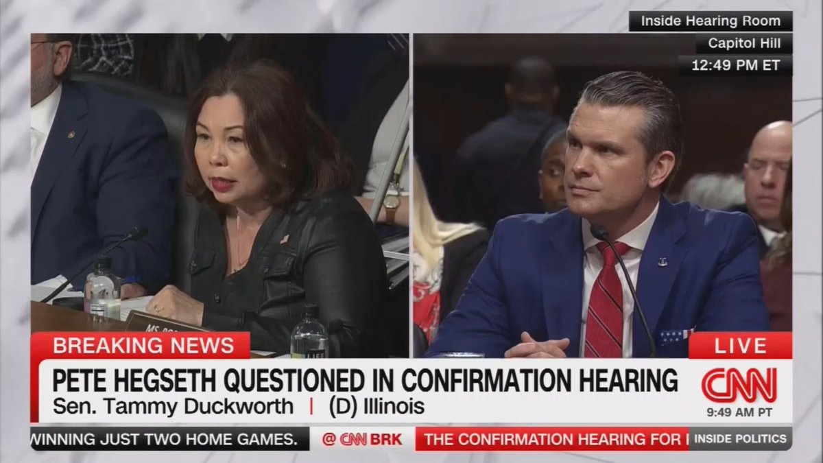 Duckworth: Can you name at least one of the nations in ASEAN? How many nations are in ASEAN? Hegseth: I couldn’t tell you