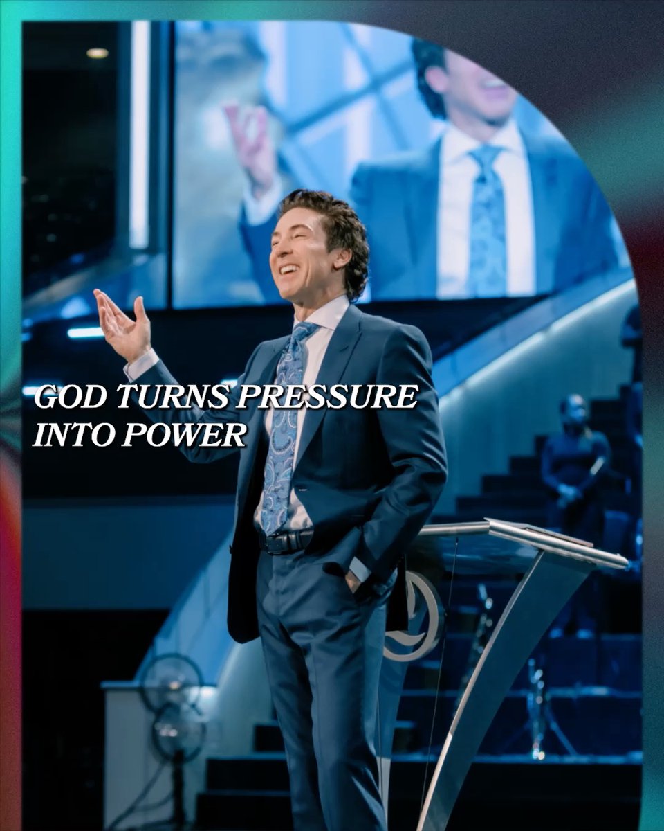 I would love to tell you the pressure is going to go away, then you can take new ground. But the truth is, before you see new levels of your destiny, there will be new levels of pressure. Check out this new message from Joel! "Progress Under Pressure":