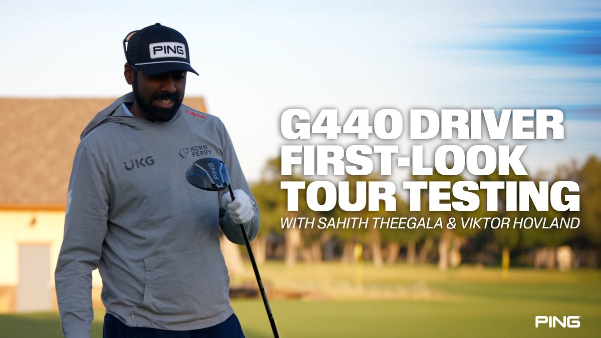 “That wasn’t even close to the center of the face and it went dead straight.” 🤭 Go inside testing sessions with Sahith Reddy Theegala and Viktor Hovland as they give the #G440 driver a test drive for the first time.