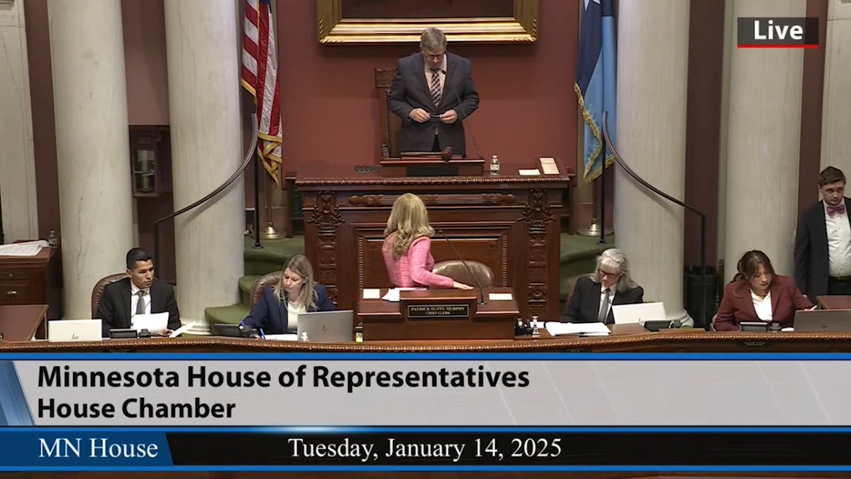 BREAKING: Defying both a court ruling and adjournment from the Secretary of State, Minnesota House Republicans seize the rostrum and attempt to elect their own permanent House speaker.