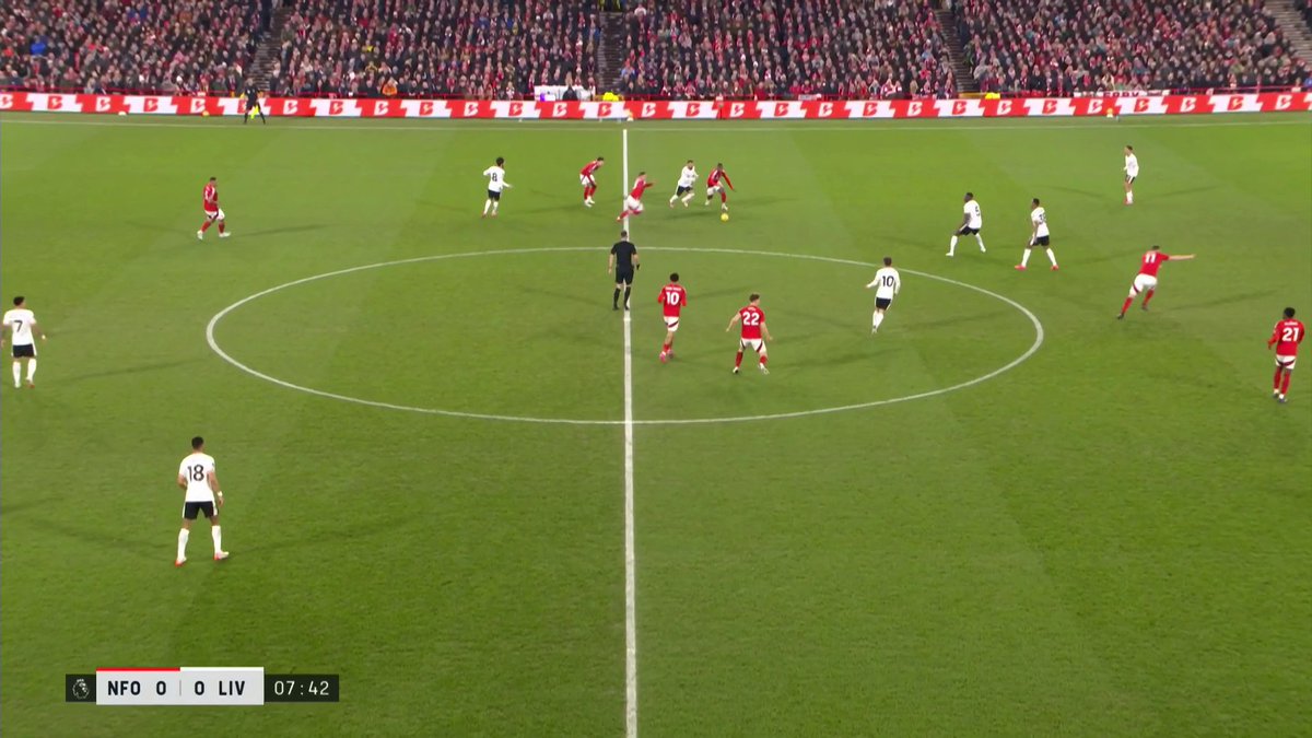 Just listen to that roar 🔊 Chris Wood opens the scoring for Nottingham Forest through a perfectly executed break 🔥 📺 TNT Sports & discovery+ UK