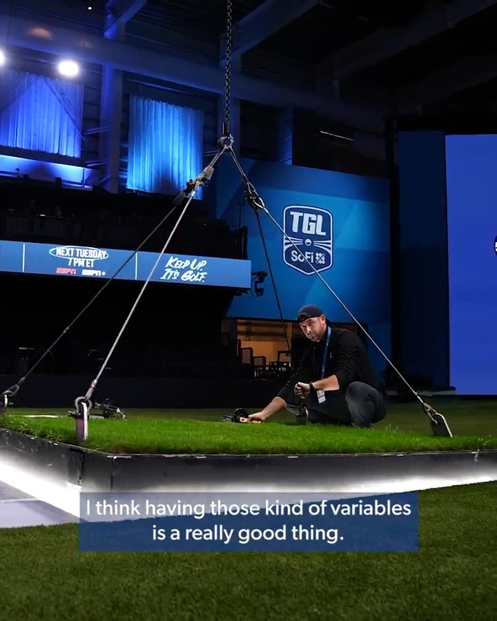 A new kind of golf course ⛳️ Players discuss the uniqueness of playing in the TGL SoFi Center.