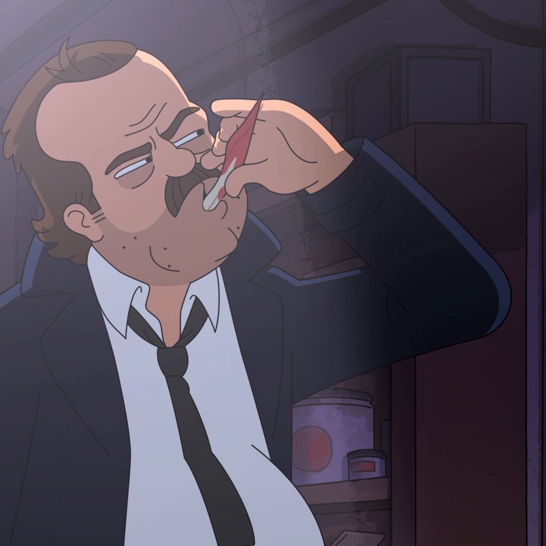 well, that was gross.... 📺: #grimsburg on Hulu