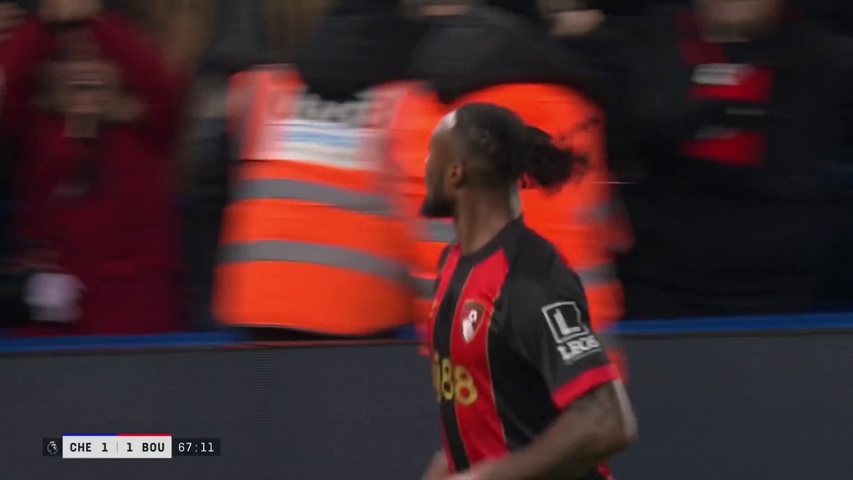 WHAT A STRIKE 🤩 Antoine Semenyo brilliantly gives Bournemouth the lead over Chelsea 🙌 📺 TNT Sports &amp; discovery+ UK