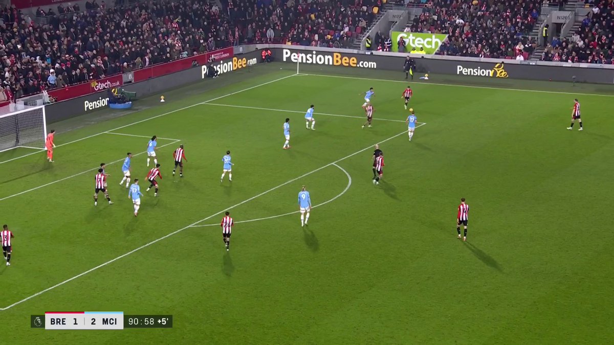 Christian Nรธrgaard levels the game in added time! โฑ๏ธ๐คฏ Scenes in West London! 2-2! ๐บ TNT Sports & discovery+ UK