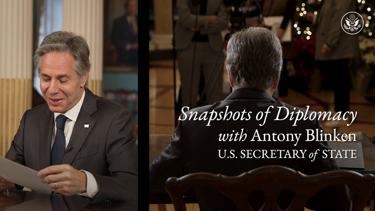 A picture is worth a thousand words. Secretary Antony Blinken sat down with our team to reflect on key moments in American diplomacy during his tenure as the 71st U.S. Secretary of State.