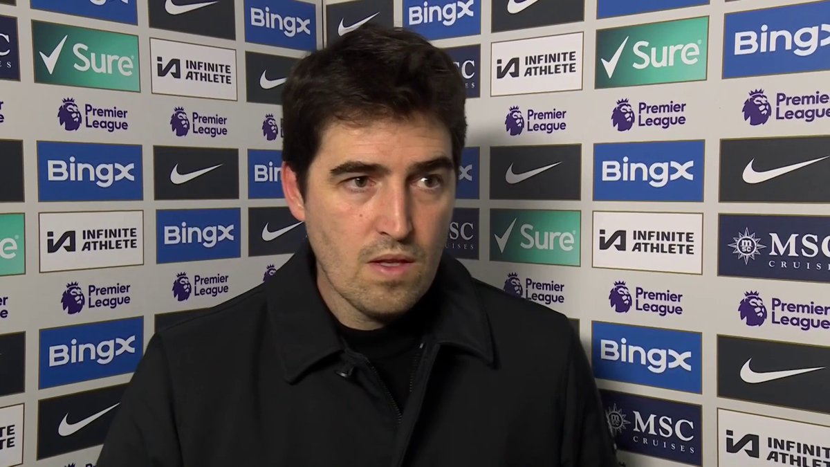 "I don't think we deserved to win" Andoni Iraola believes Chelsea were the better team on the day against Bournemouth 👀 🎙️ Jeff Brazier 📺 TNT Sports & discovery+ UK