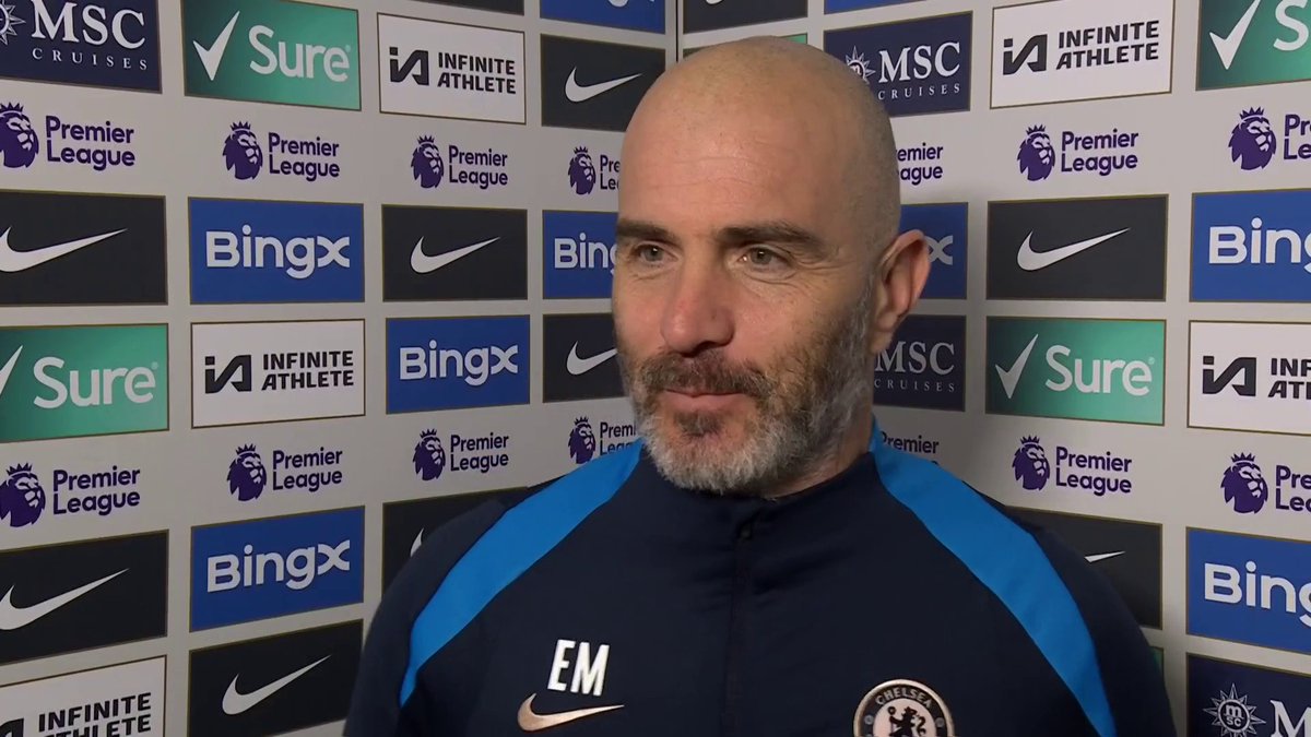 "I think we deserved much more" Enzo Maresca insists Chelsea should've finished the game earlier 👀 🎙️ Jeff Brazier 📺 TNT Sports &amp; discovery+ UK