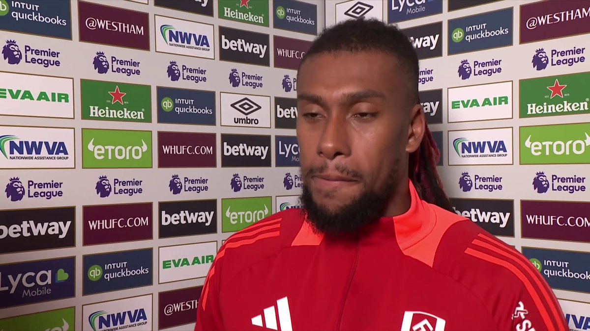 "He doesn't want us to have our heads down" Alex Iwobi says manager Marco Silva doesn't want his side to dwell on their defeat against The Hammers 🔨 📺 TNT Sports &amp; discovery+ UK