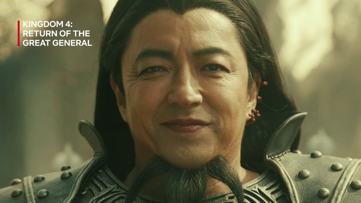 Aksi Jenderal Tou nge-solo pasukan musuh emang nggak ada lawan! Nggak heran Shin cuma bisa bengong ๐ Film Kingdom 4: Return of The Great General udah tayang di Netflix!