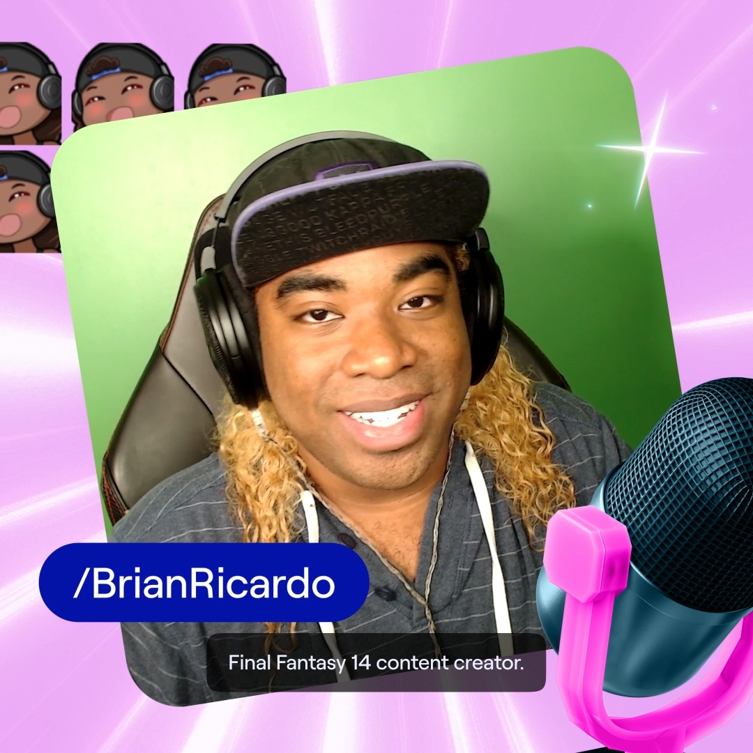 It’s fighting game expert Brian Ricardo! From the FGC to MMOs to shooters, Brian loves showing his community how fun PvP can be through teamwork, coaching, and a little chaos. Join us in celebrating him and his community on Twitch. #TogetherForLatinLuminarias