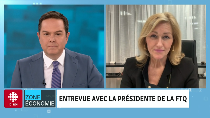 «Est-ce que je fais confiance à Pierre Poilievre? La réponse est non. Sa feuille de route prouve que cet homme-là n'a jamais soutenu la classe ouvrière. Le parti conservateur a toujours travaillé pour les plus riches. On est extrêmement inquiet» explique Magali Picard de la FTQ