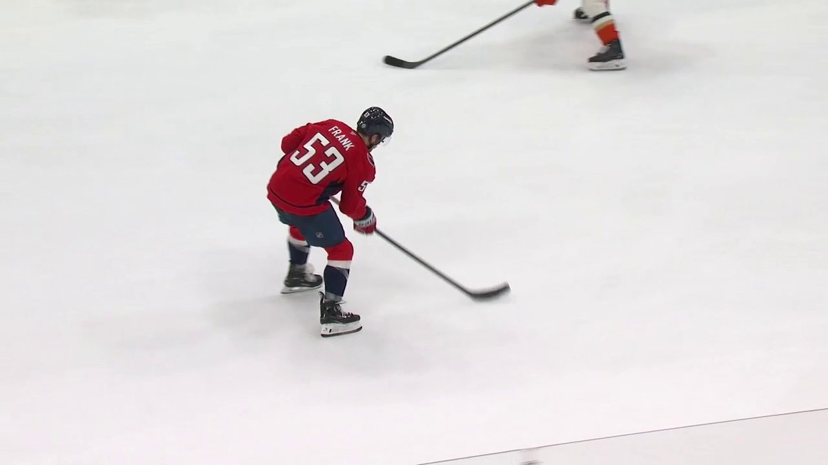 Ethen Frank AGAIN 🤯 He's got points in each of his first three NHL games! The Washington Capitals have something special here...