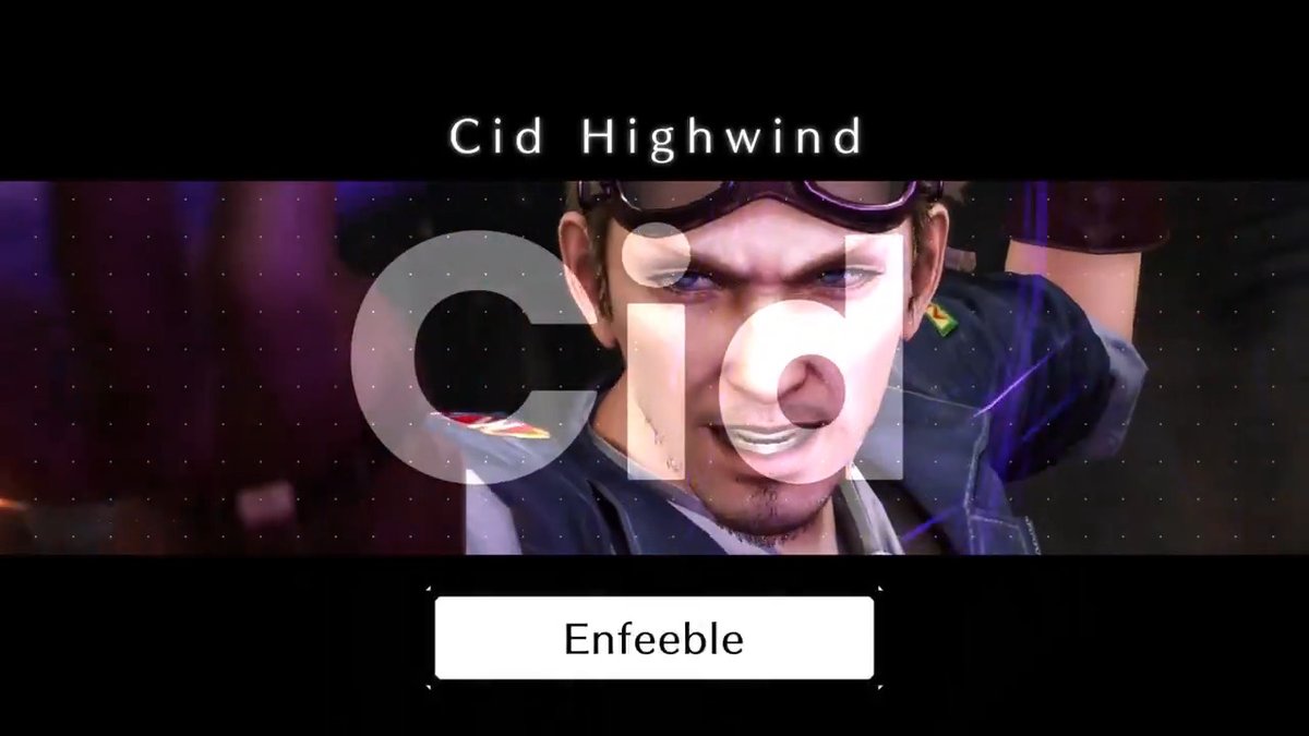Debuffs have become more powerful! Introducing the effect Enfeeble! Check out this trailer for the Cid-exclusive weapon Rocket Lance's effect, Enfeeble! Get it from the Cid Limit Break Draw scheduled to be held Jan. 15 6:00 PM PST! #FF7EC
