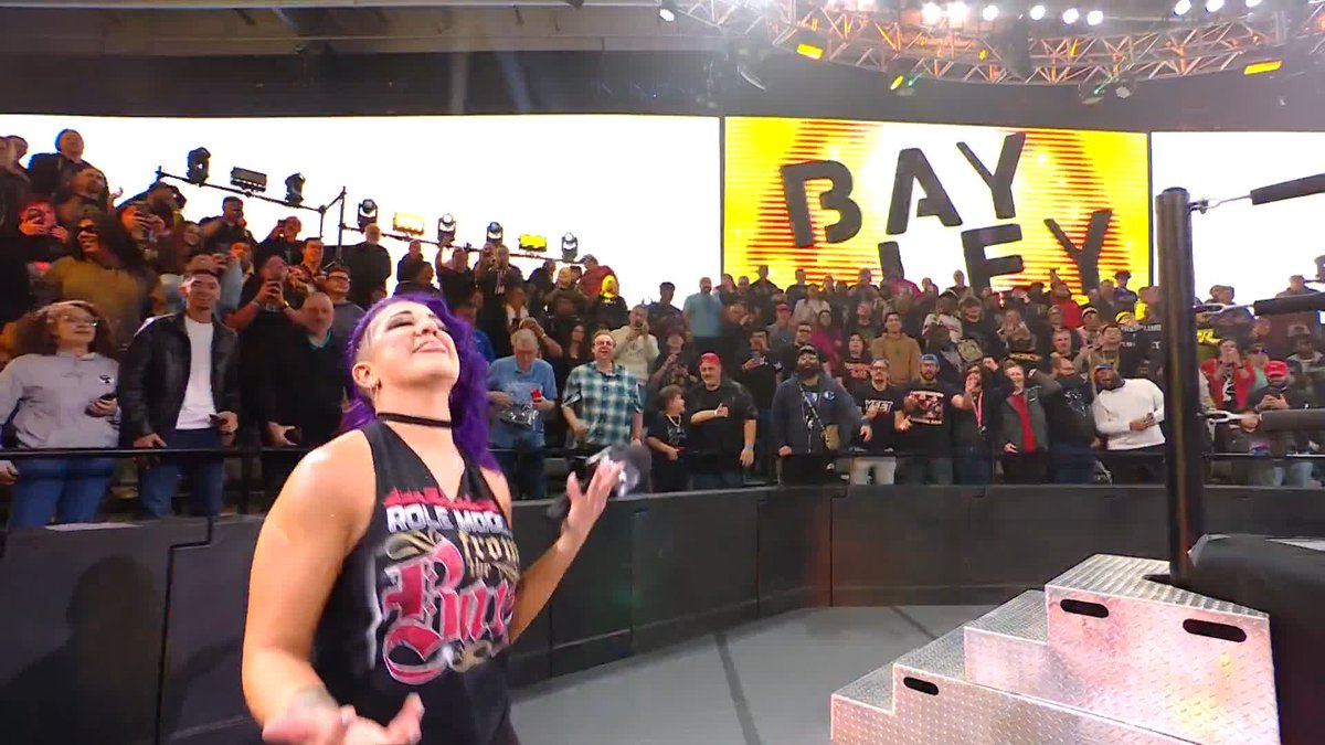 BAYLEY IS HERE!!!! #WWENXT