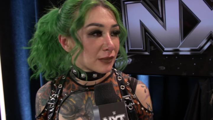 EXCLUSIVE: Shotzi gets emotional talking about her return to singles action for the first time in a year, and sends a pointed message to Fallon Henley. #WWENXT