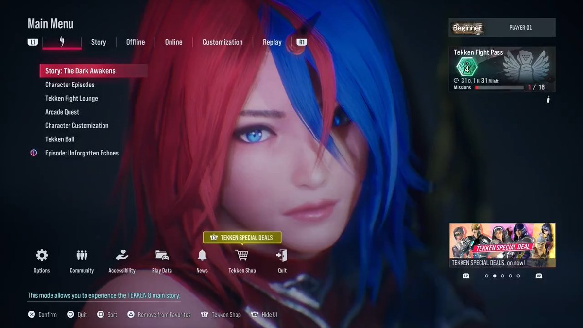 🤜#鉄拳8 v1.11 アプデ内容紹介🆓 カスタマイズしたキャラクターをメインメニューに表示できる新機能を追加！ ☑さらに[R3/Rスティック/N]を押すとUIを非表示にできる メインメニューを撮影してみんなにシェアしよう✨👗
