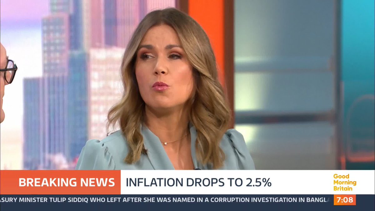 'What will people feel if the inflation rate drops from 2.6% to 2.5%?' Ed Balls tells Susanna Reid what the latest figures mean for people.