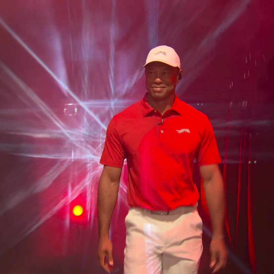 When Tiger Woods walked in for his TGL debut ⚡️