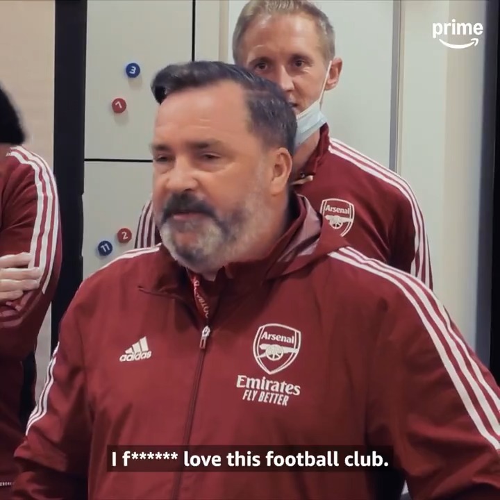 The iconic speech from Arsenal's photographer that inspired a north London derby victory ❤ #ARSTOT