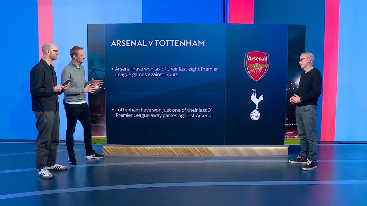 "It's an incredible stat..." 📈 Tottenham have won just ONE of their last 31 Premier League away games against Arsenal...😮