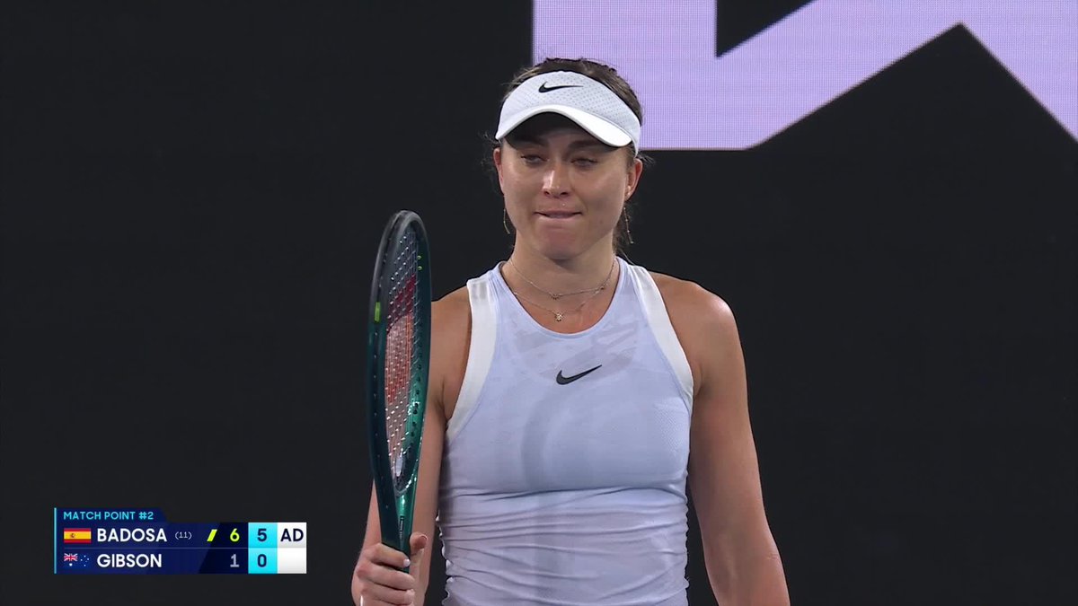 Simply too good. No.11 seed Paula Badosa charges into the third round with a 6-1 6-0 win against Gibson 👏 #AusOpen • #AO2025