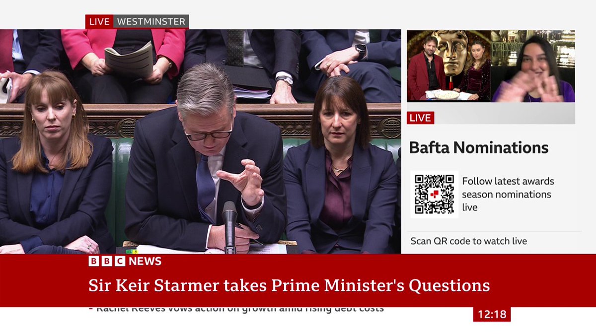 Lib Dem leader Ed Davey says 54,000 people waited more than 12 hours in A&E last month as he highlights “the worst NHS winter crisis on record” The PM says the Tories left the NHS on its knees and Labour is trying to turn that around #PMQs
