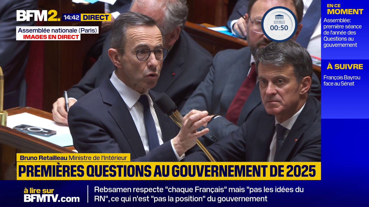 Influenceur algérien: "Ça n’est pas la France qui ne respecte pas le droit, c’est l’Algérie" dénonce Bruno Retailleau