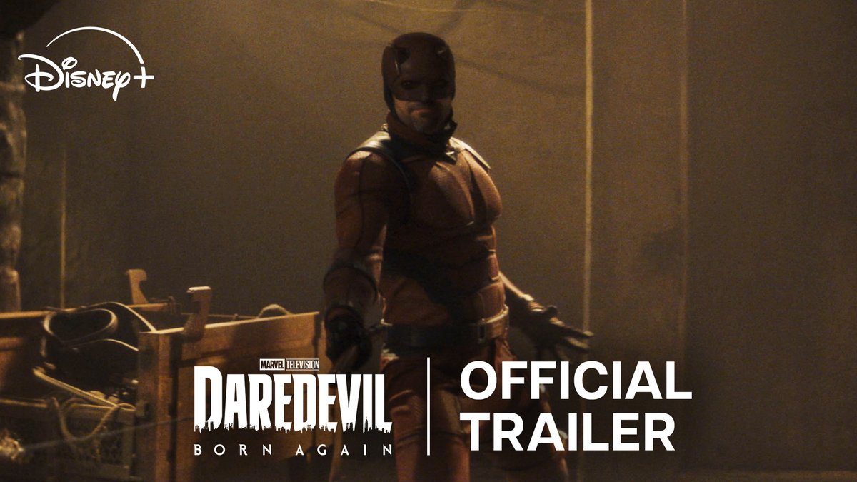 "It’s not entirely unpleasant seeing you again." Marvel Television’s all-new series #DaredevilBornAgain premieres March 4 at 6pm PT/9pm ET. Only on @DisneyPlus.