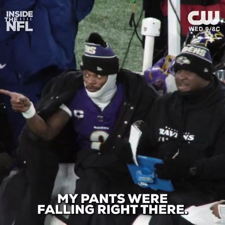Lamar is having the time of his life out there 😂