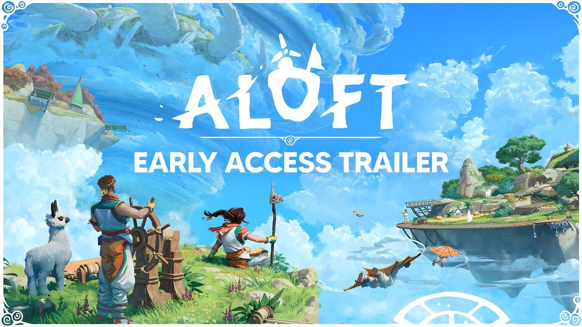 Aloft has sailed into Early Access! Harness the winds and explore the skies solo or with friends. ☁️ Aloft - OUT NOW is available on Steam now!