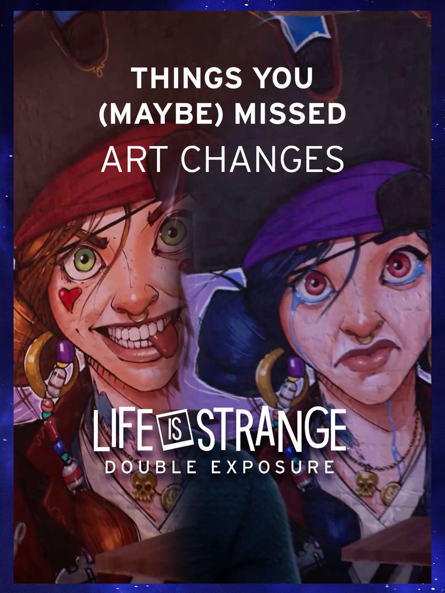 Did you notice that some artwork in Life is Strange: Double Exposure changes depending on which timeline you're in?🎨🖼️