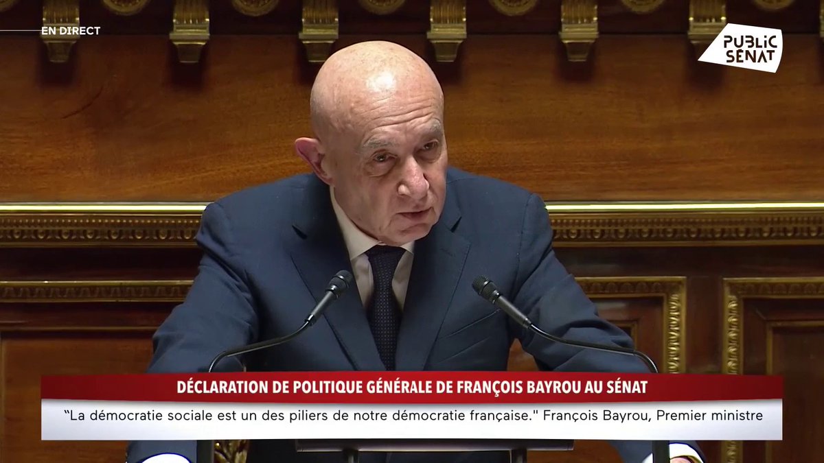 “S’il y a eu censure, c’est parce qu’en 2024, un parti social-démocrate de gouvernement a uni ses voix à l’extrême droite et à l’extrême gauche. C’était une faute politique”, estime Claude Malhuret (Les Indépendants).