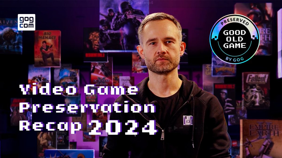 2024 was a milestone for Video Game Preservation ๐ฟ With a plethora of amazing projects accomplished by us and our outstanding partners, we continue the fight to ensure your gaming legacy is safeguarded and will live forever. Why? Because video games made us who we are today. They shaped our personal lives and had a lasting impact on the world we live in. Preserving them and their stories is of the utmost importance. Please enjoy the recap of all the efforts made in 2024, created in collaboration with our partnersโand, of course, with your support. It features presentations by Jason Scott (Jason Scott) of the Internet Archive, Stop Killing Games (Accursed Farms), The Strong Museum (The Strong Museum), Mike Arkin from Argonaut Games (Argonaut Games), Nightdive Studios, and more! Every effort counts, and we know that together, this is just the beginning! Thank you for being a part of this journey ๐