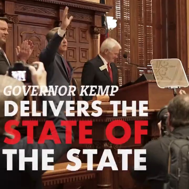 TOMORROW: I’m giving the State of the State at 11 am. I’ll talk about our results, why we must have tort reform, and why we’re going to put more money back in the pockets of hardworking Georgians. 🪓🇺🇸