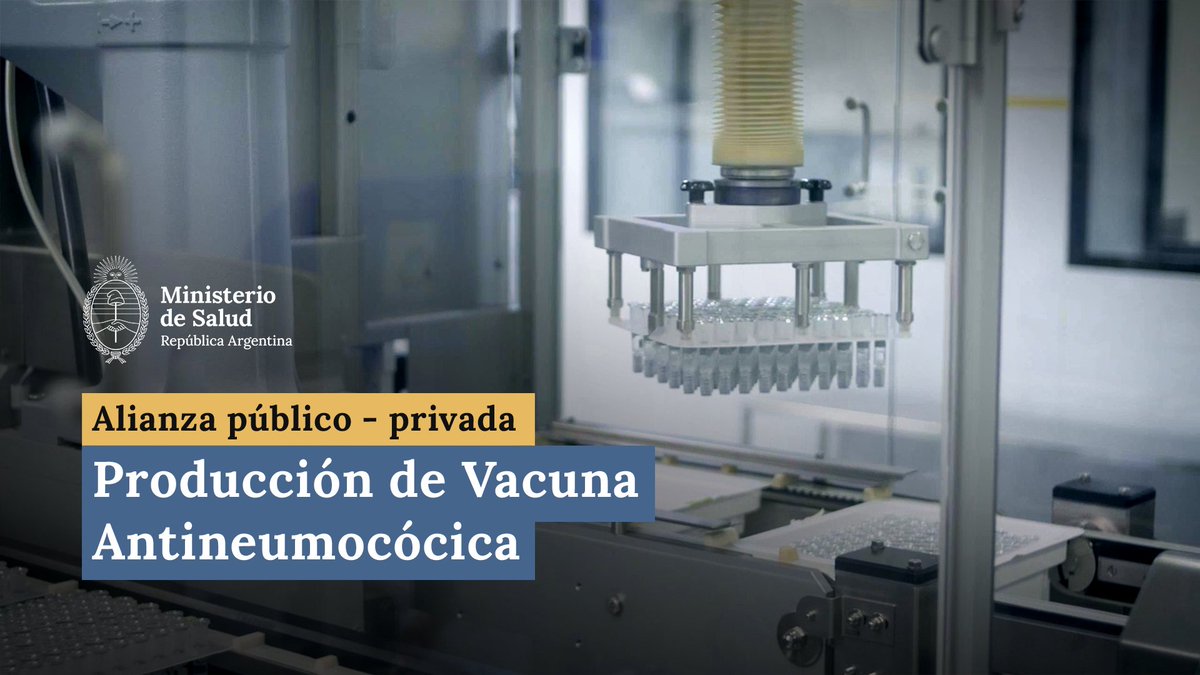 🤝 Acuerdo histórico para la producción de vacunas a nivel regional 💉Pfizer y Sinergium Biotech comenzarán a producir en el país la vacuna antineumocócica veintevalente convirtiendo a Argentina en el primer país productor y exportador de esta vacuna a nivel regional. A través del Fondo Rotatorio de la OPS/OMS, la vacuna será distribuida al resto de los países de la región de las Américas mejorando el acceso para toda la población. Se estima que la posibilidad de exportar este insumo, le generará al país un ingreso de divisas de cerca de 100 millones de dólares. + Info:
