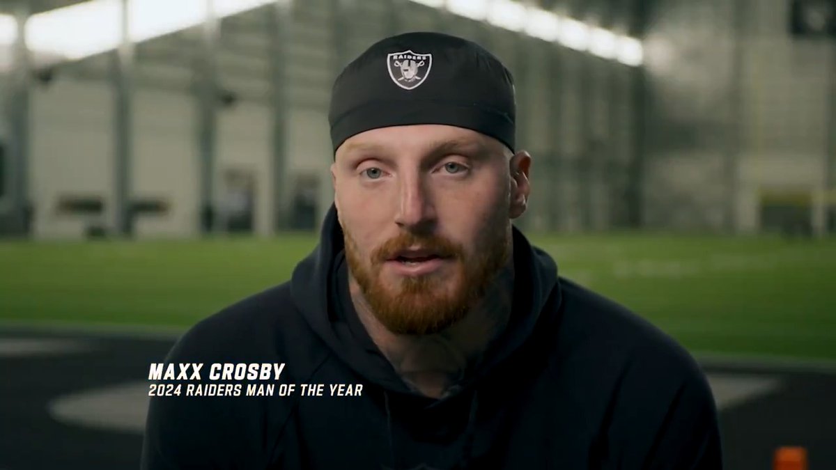 .Maxx Crosby has a passion for giving back and making a difference in his community. The Las Vegas Raiders #WPMOY nominee is not only a standout on the field but his resilience radiates off the field in so many ways. 🤍 Nationwide