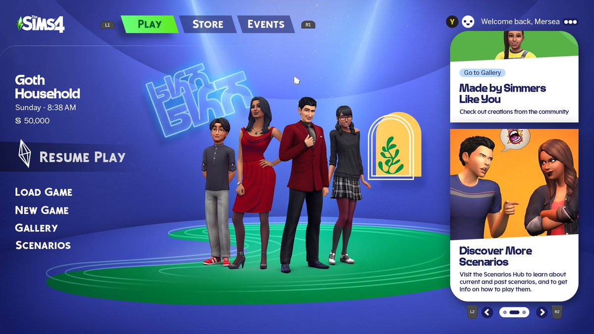 ICYMI! There's a new update in town 😉 Check out the updated Main Menu in-game & get the 411 on the refreshed townie homes on The Sims 4 Newsroom! 🏠 ➡️