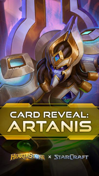 Light guides our path. Artanis rises to command the might of the Protoss forces. Play the new Hero card in Druid, Mage, Priest, and Rogue when the Heroes of StarCraft Mini-Set launches January 21st.