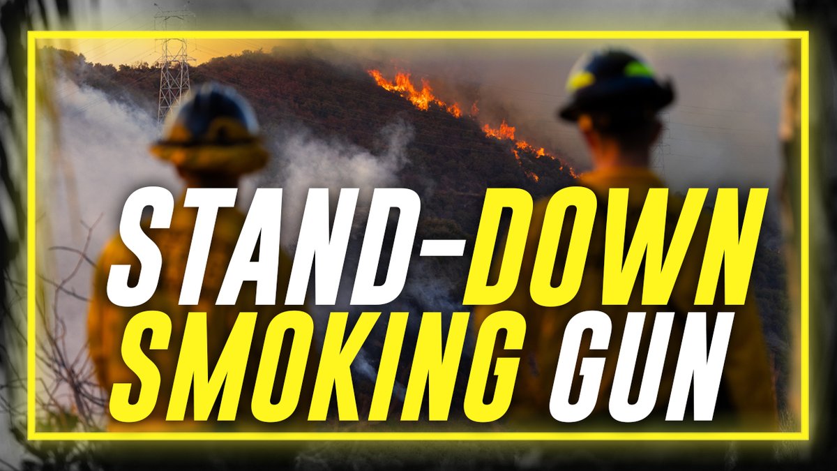 BREAKING BOMBSHELL: Stand-Down Of Firefighting Forces Ordered Hours Before Historic Inferno By Democrat Party Emergency Managers, Despite Massive Warnings Of Life-Threatening Winds » WATCH/SHARE THE LIVE X STREAM HERE: