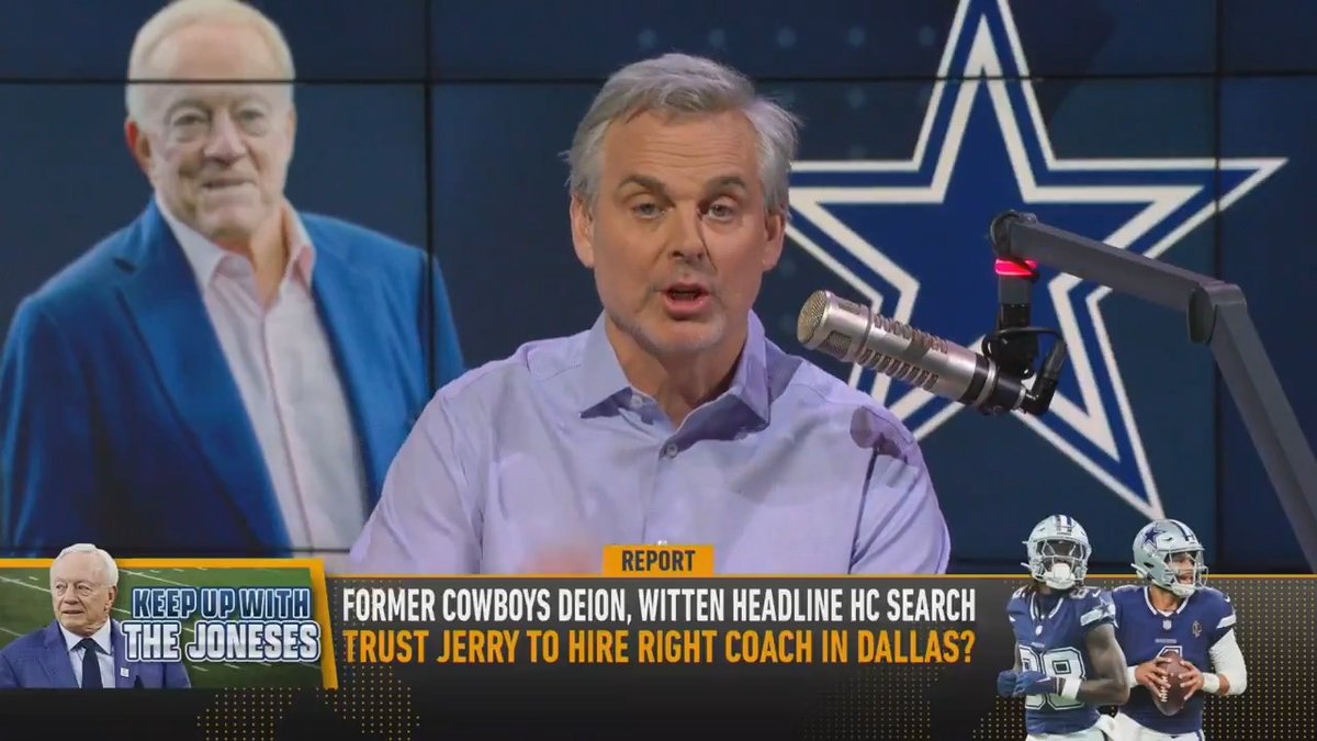 "You have a meddling owner, you have one weapon. You have a QB that's paid at a Mahomes level and he's about Baker Mayfield." — @ColinCowherd on the state of the Dallas Cowboys