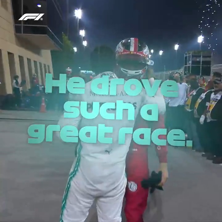 "you've got a long old future ahead of you" Lewis Hamilton has always believed in Charles Leclerc ❤️🥹 #F1 Scuderia Ferrari HP
